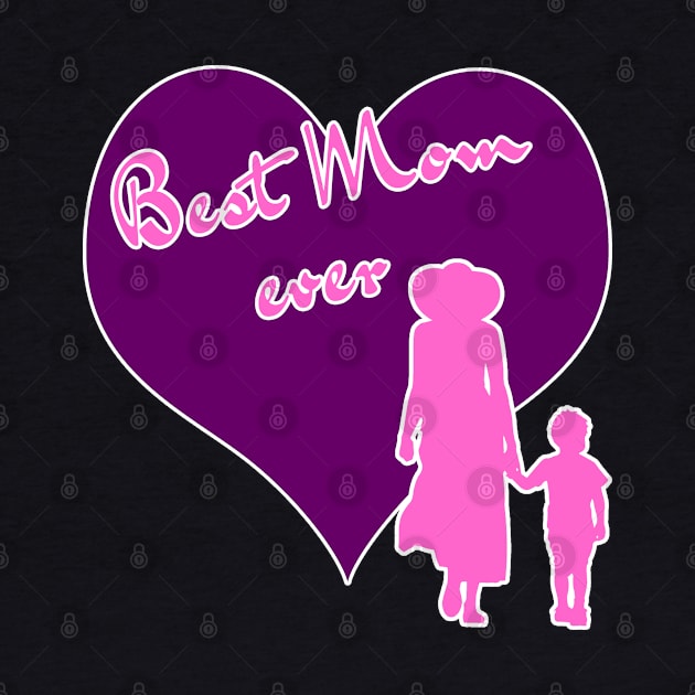 Best Mum ever walking pink by DePit DeSign